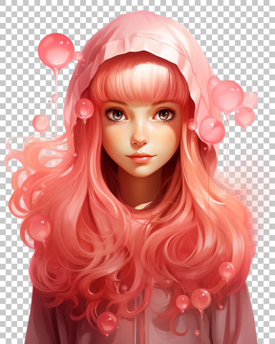 Whimsical Princess Bubblegum PNG, Candy Kingdom Adventures Await, Cartoon, Animation