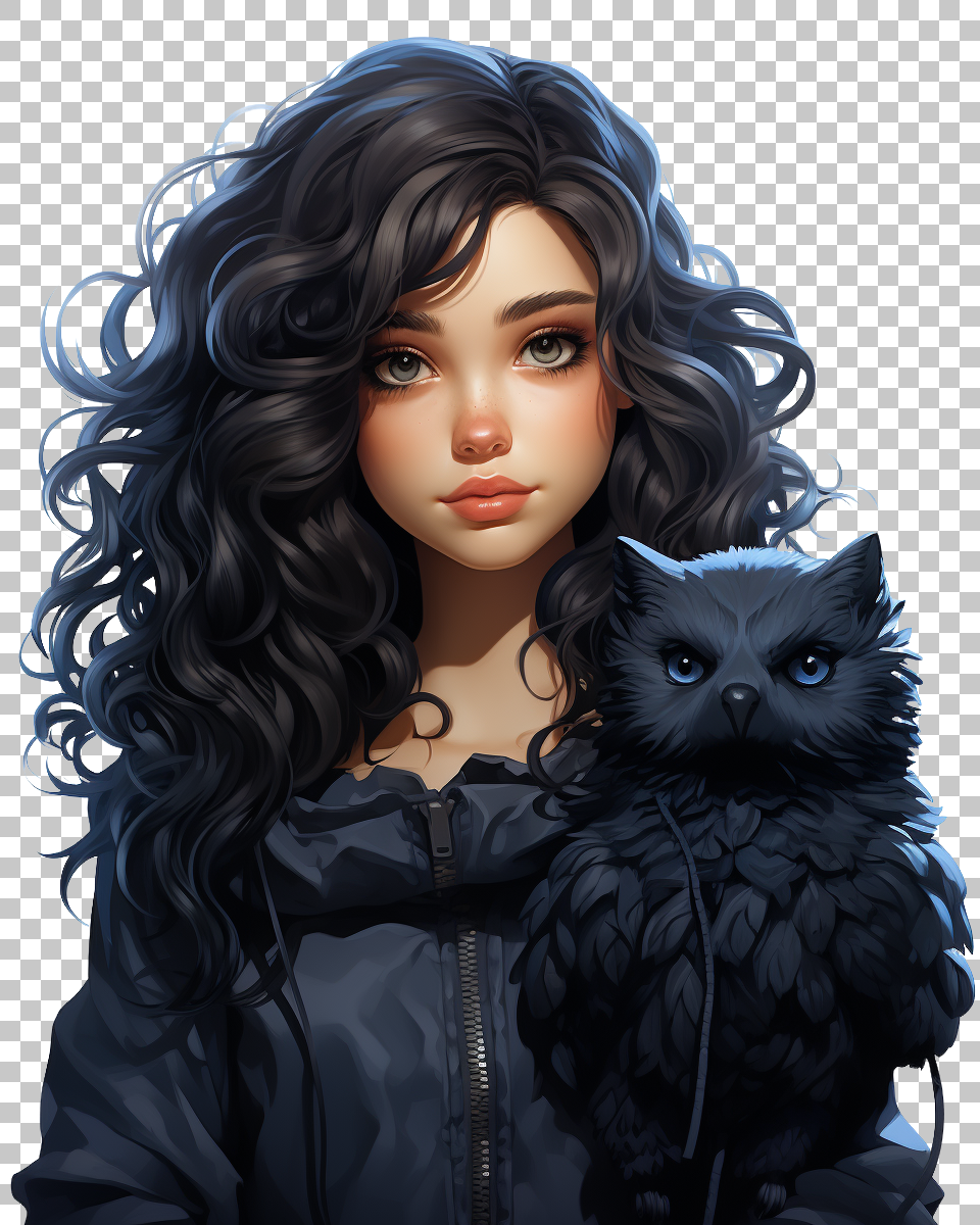 Raven Teen Titans PNG, Mysterious DC Comics Heroine Illustration, Cartoon, Animation