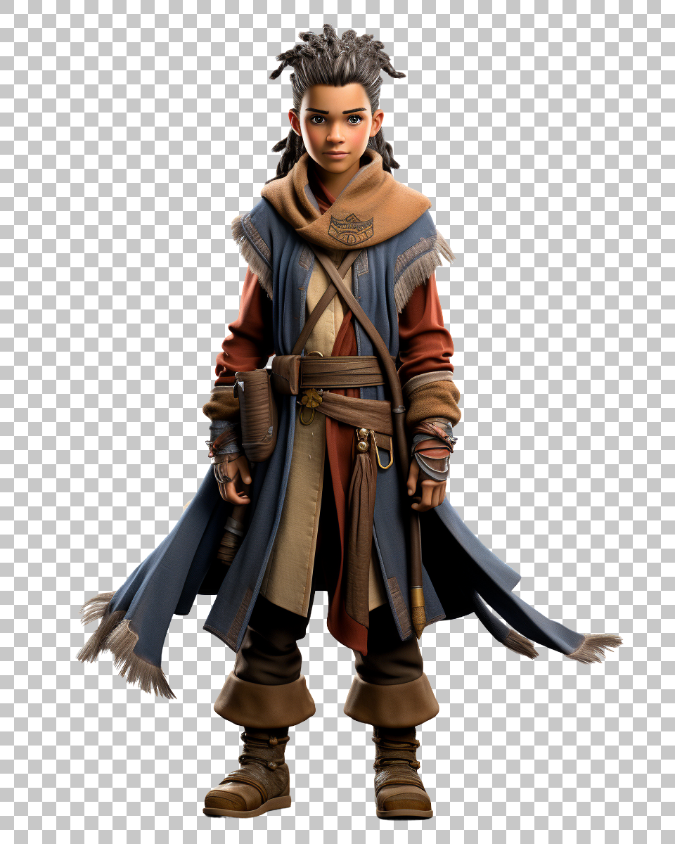 Sokka Avatar PNG Illustration, Vibrant Tribute to Animated Classic, Adventure