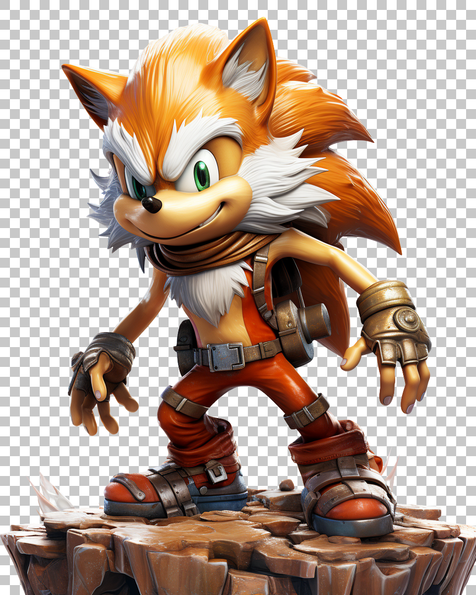 Sonic the Hedgehog PNG, Vibrant Tribute to Beloved Video Game Hero, Retro