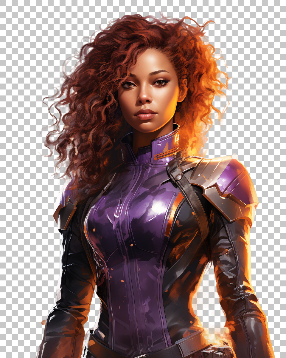 Starfire Teen Titans Vector Art, Animated Starfire Teen Titans Graphic