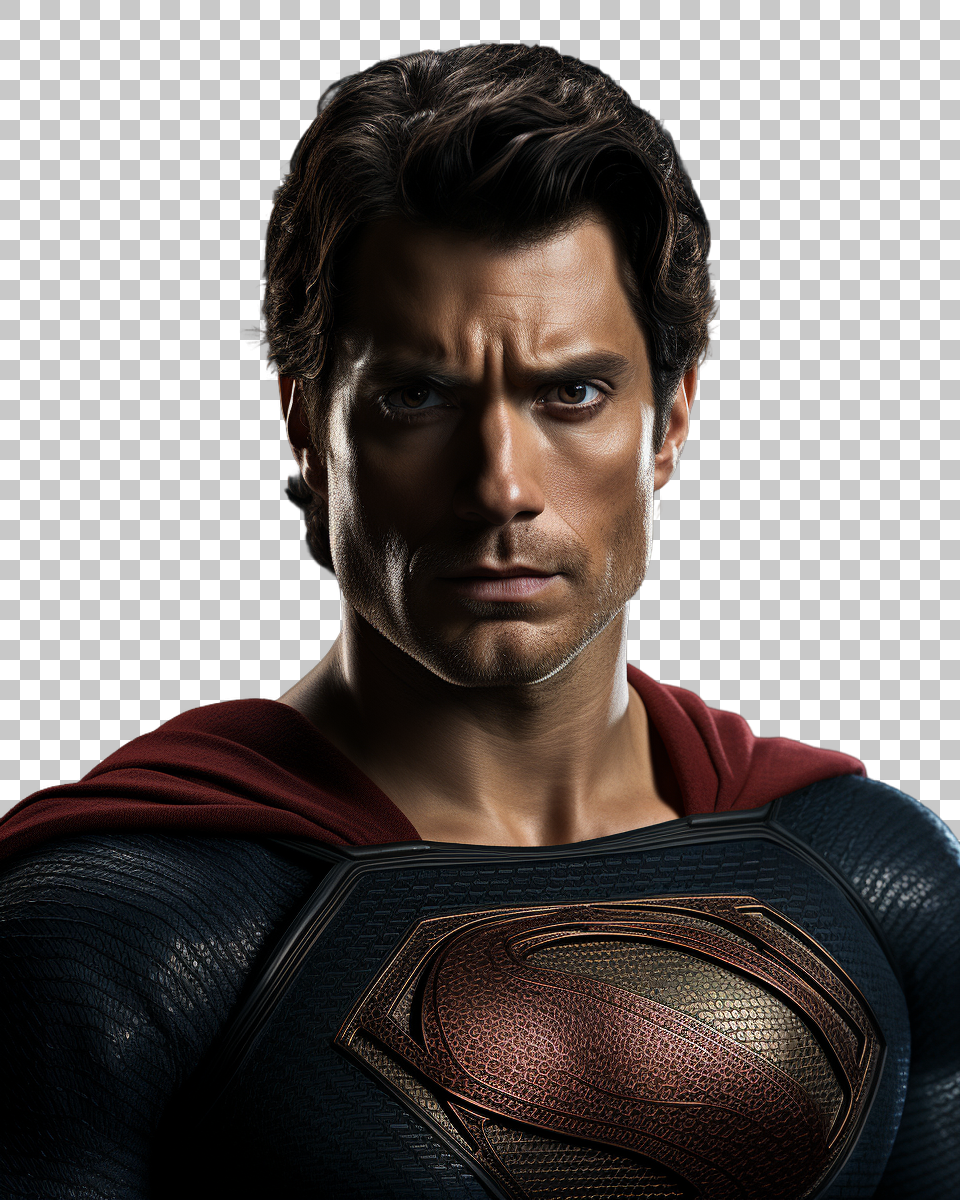Superman Transparent Background, DC Comics Icon, Heroic Symbol