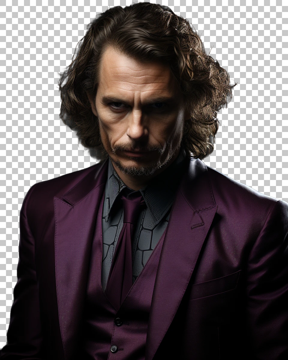 The Joker Digital Illustration, Gotham City's Infamous Villain, Supervillain Art, Comic Book Icon