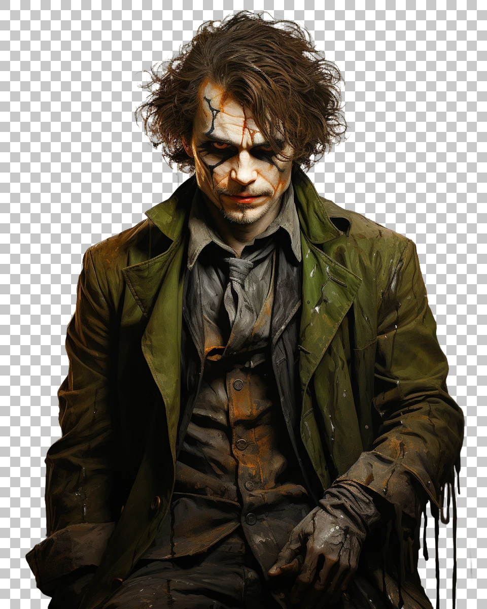The Joker Cartoon Character, Batman Movie Icon, Gotham City Villain