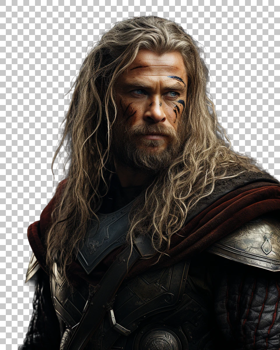 Thor HD PNG, Marvel Series Illustration, Thunder God Character