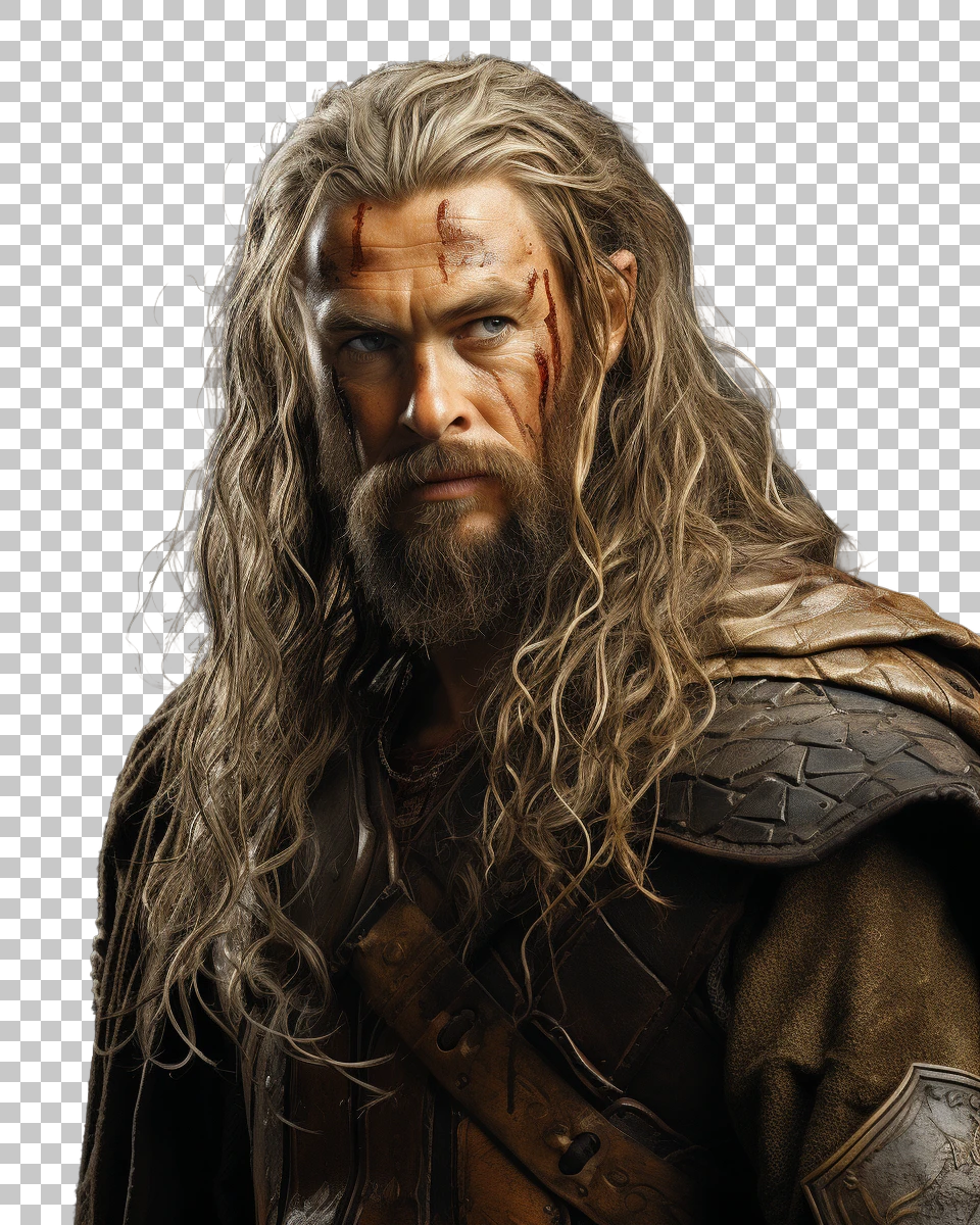 Thor Fan Art, Superhero Portrait, Comic Book Character