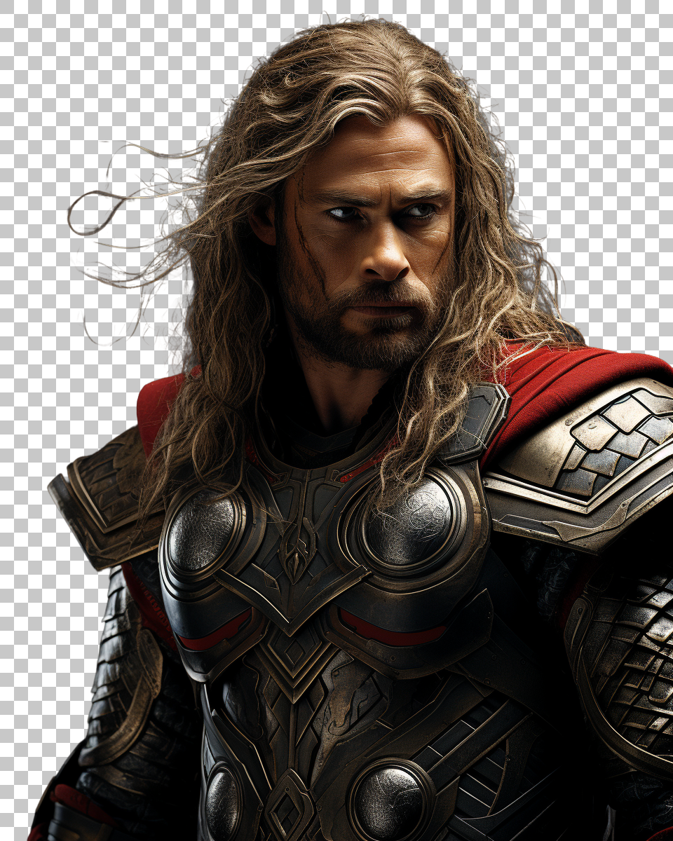 Thor PNG Image, God of Thunder Clipart, Marvel Comics Character