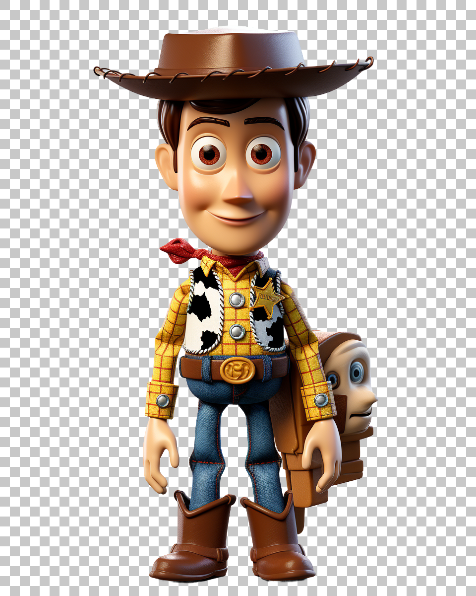 Woody Toy Story PNG, Cowboy Character Clipart, Disney Pixar
