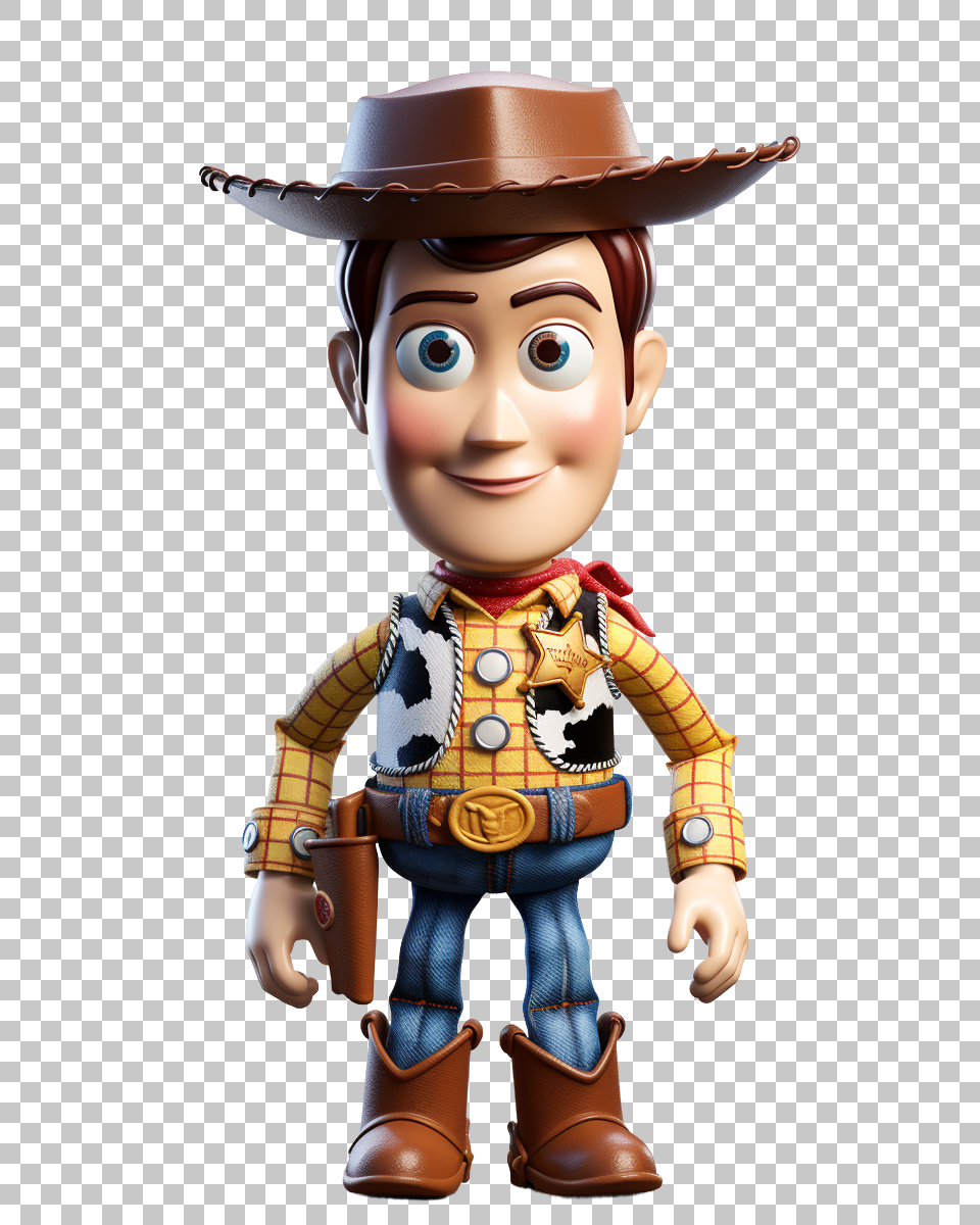 Woody Toy Story PNG, Cowboy Character Clipart, Disney Pixar