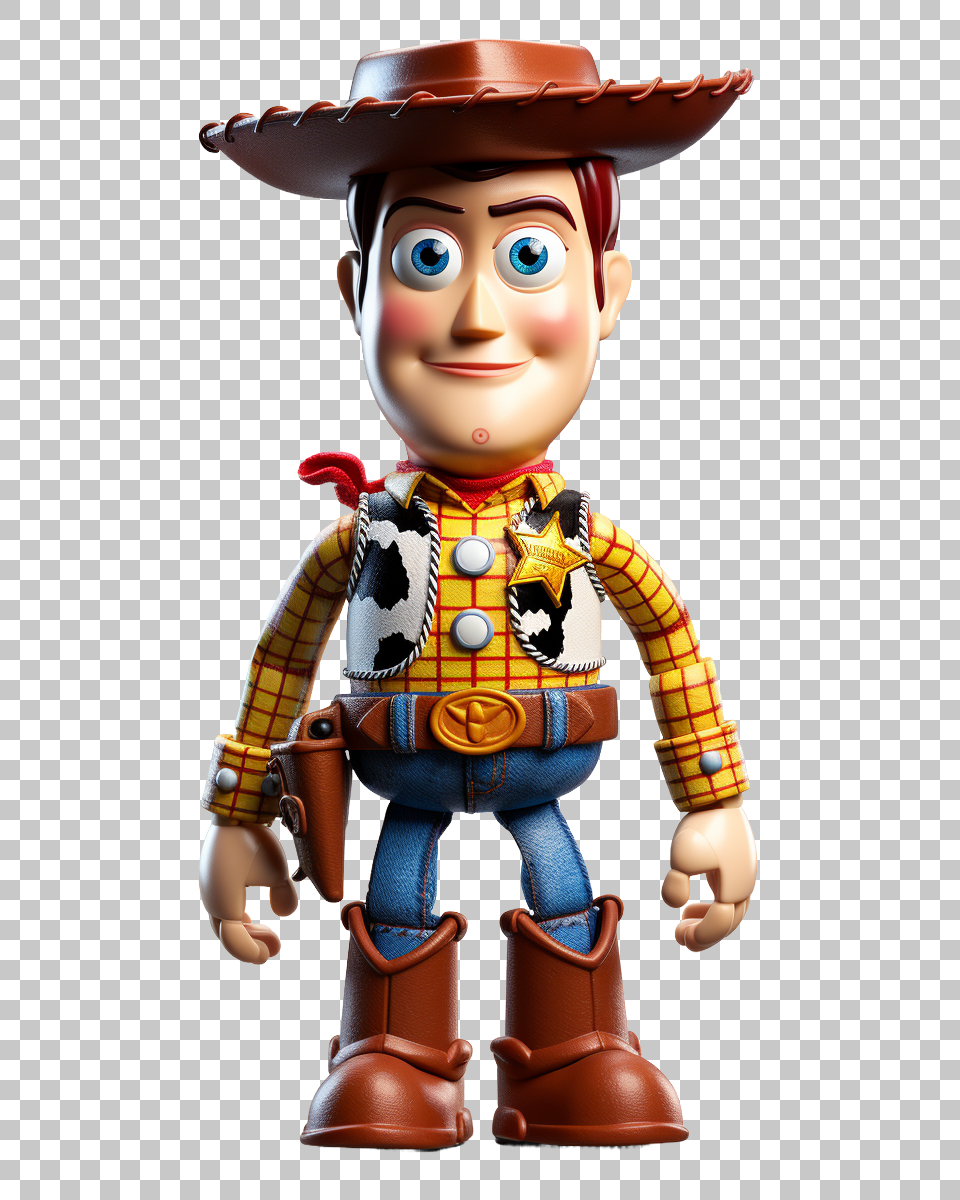 Woody Toy Story PNG, Cowboy Character Clipart, Disney Pixar