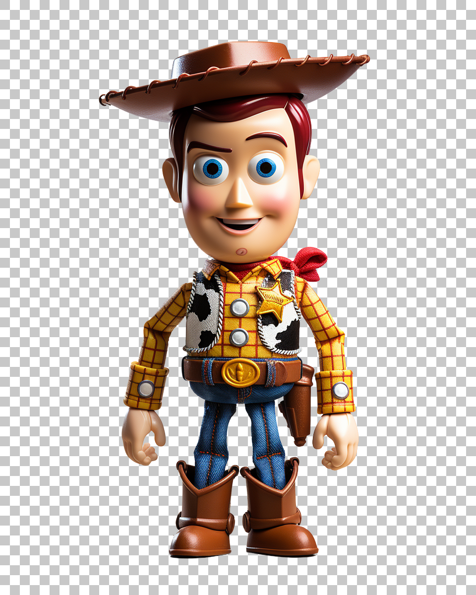 Woody Toy Story PNG, Cowboy Character Clipart, Disney Pixar