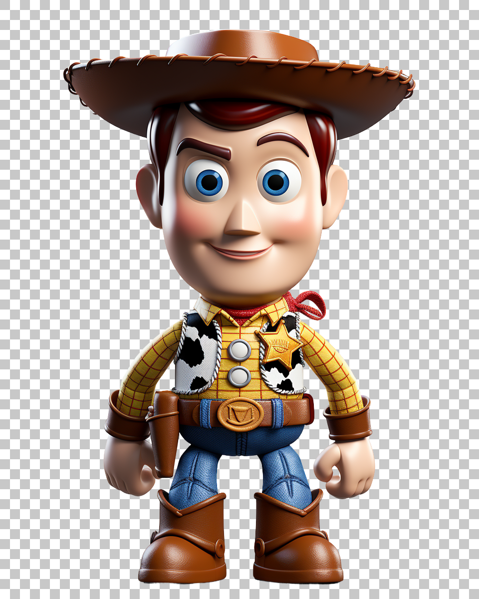 Woody Toy Story PNG, Cowboy Character Clipart, Disney Pixar