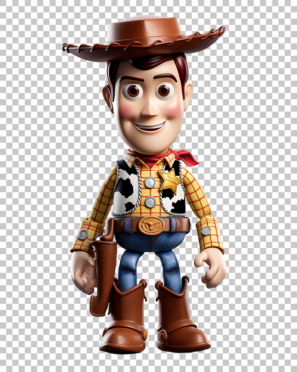Woody Toy Story PNG, Cowboy Character Clipart, Disney Pixar