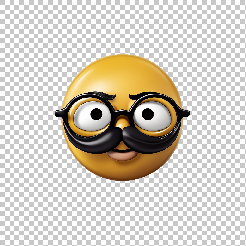 Sophisticated Emoji PNG Image, Monocle Symbol, Eyeglass Clipart