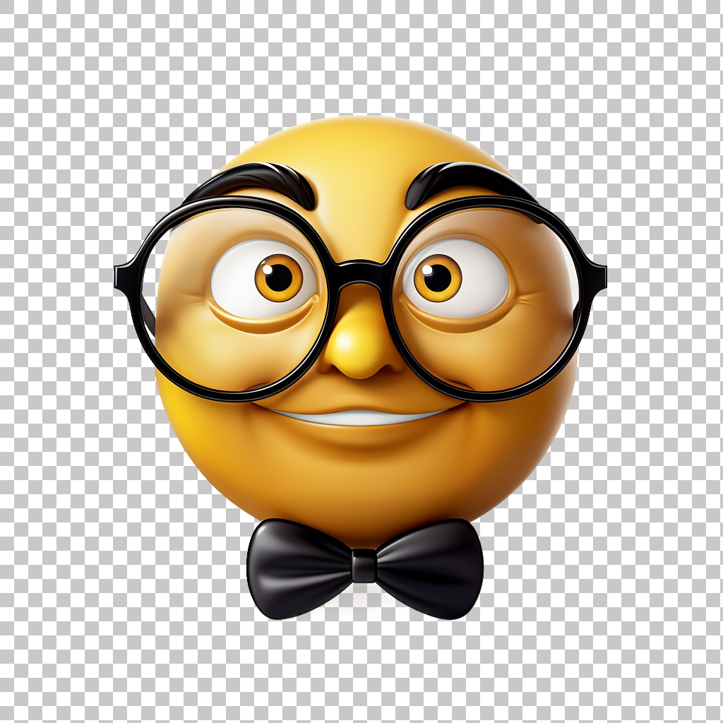 Face with Monocle Emoji Transparent Image, Sophisticated Clipart, Eyeglass Symbol