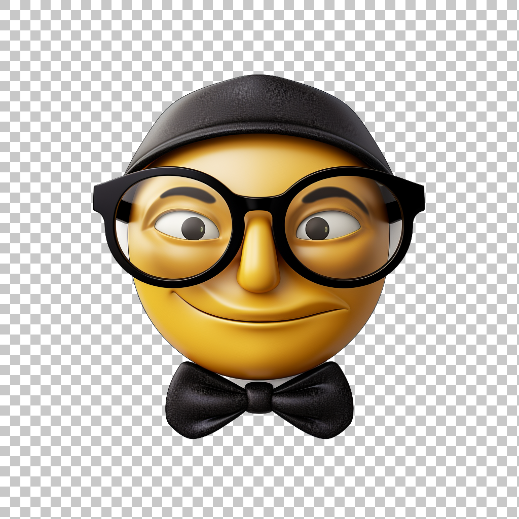 Sophisticated Emoji Transparent Image, Face Monocle Clipart, Formal Symbol