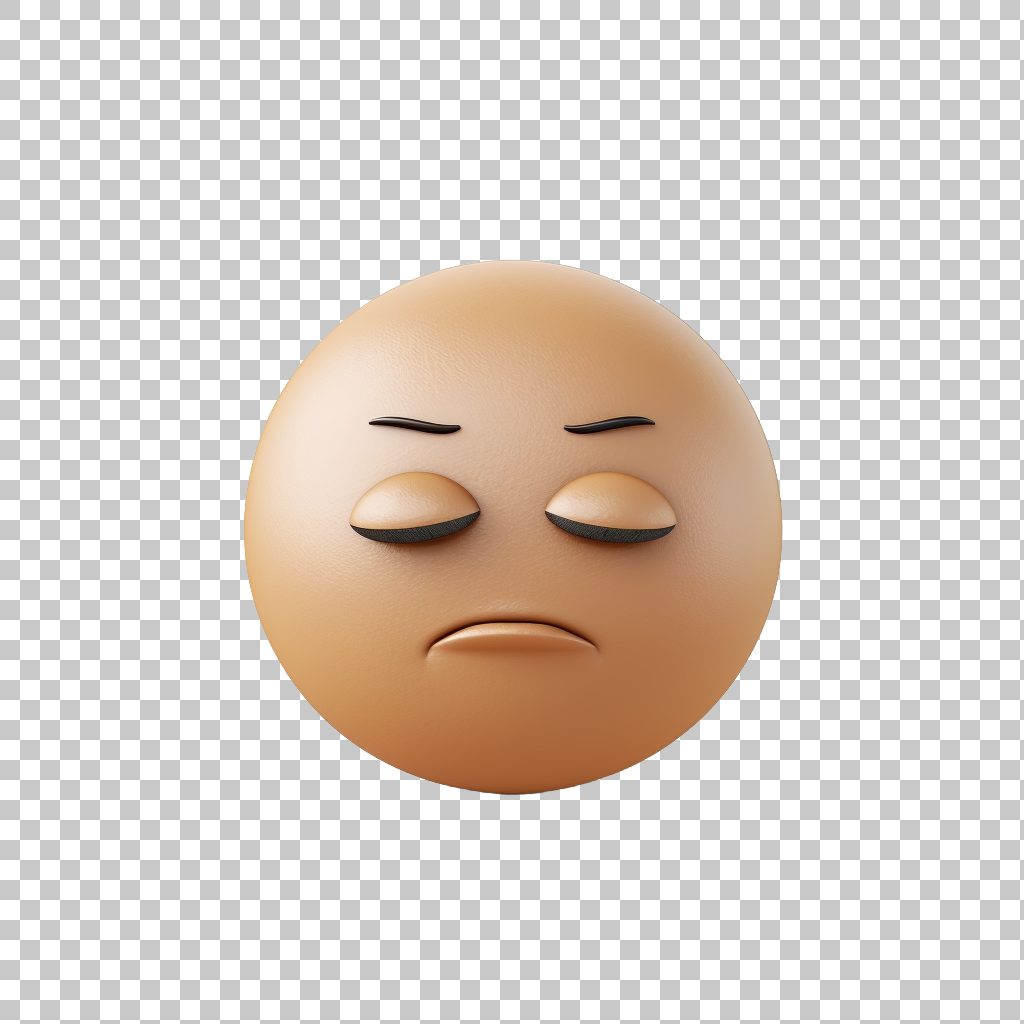 Tired Face Emoji PNG, Weary Emoticon Clipart, Sleep Symbol