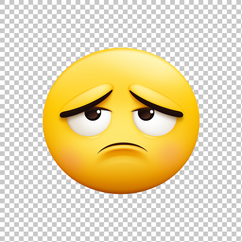 Tired Face Emoji PNG, Exhausted Emoticon Clipart, Sleepy Icon