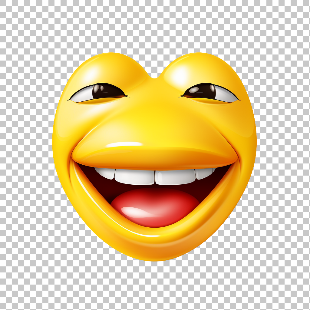 Flirty Winking Emoji Transparent Image, Blink Clipart, Playful Symbol