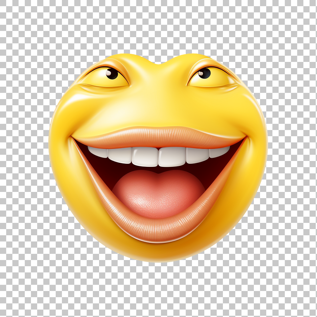 Playful Winking Emoji Transparent Background, Flirt Clipart, Blink Symbol