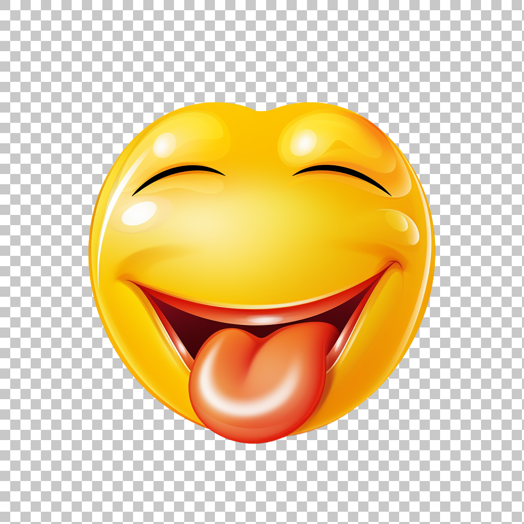 Flirty Winking Emoji Transparent Background, Playful Clipart, Blink Symbol