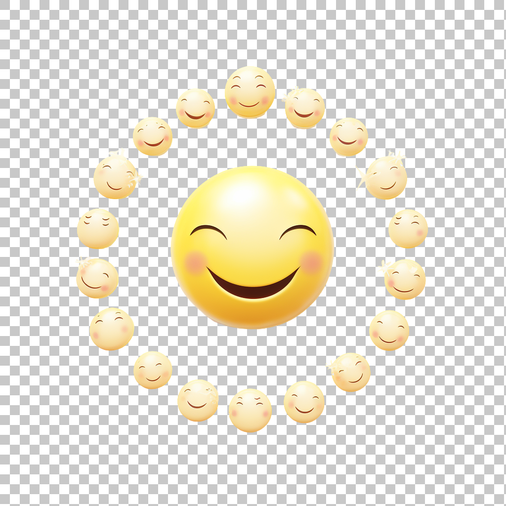 Smiling Face with Halo Emojis PNG, Angelic Expression Clipart, Heavenly Symbol