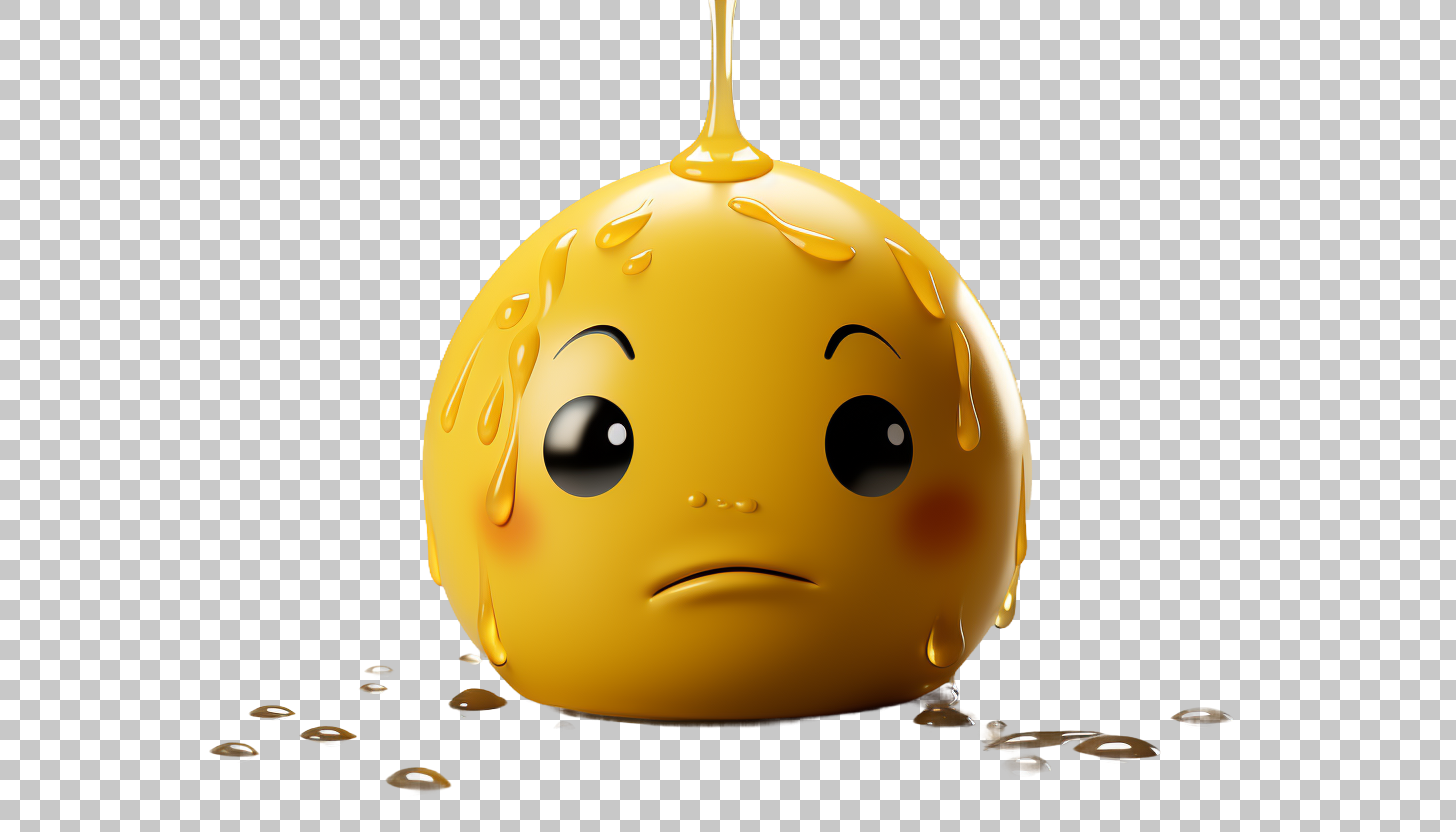 Sad Face Emoji PNG, Crying Clipart, Gloomy Icon