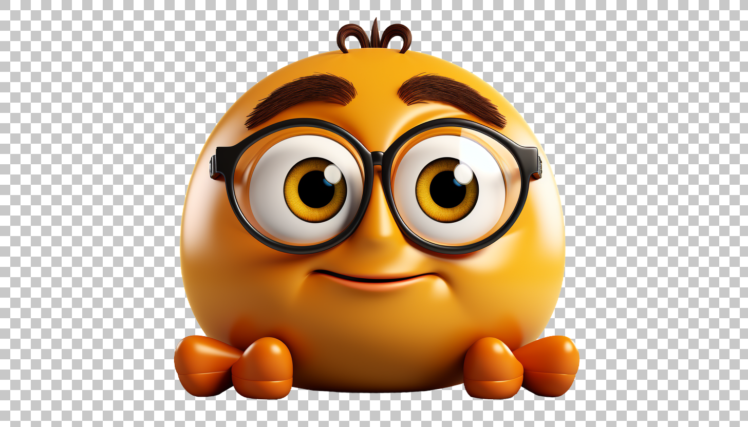 Thoughtful Icon, Thinking Face Emoji png, Reflective Symbol