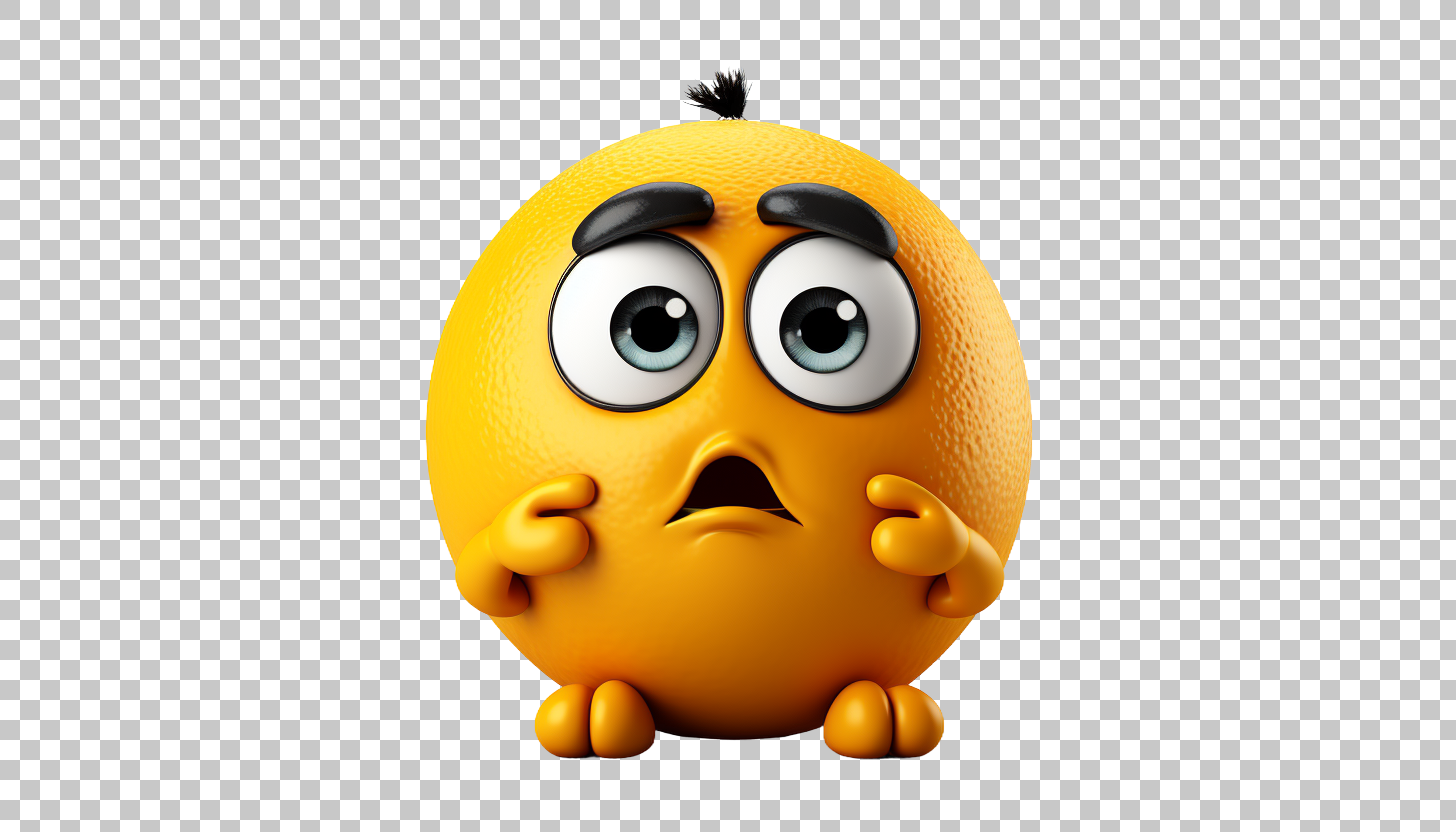 Reflective Emoticon, Thinking Face Emoji png, Contemplating Icon