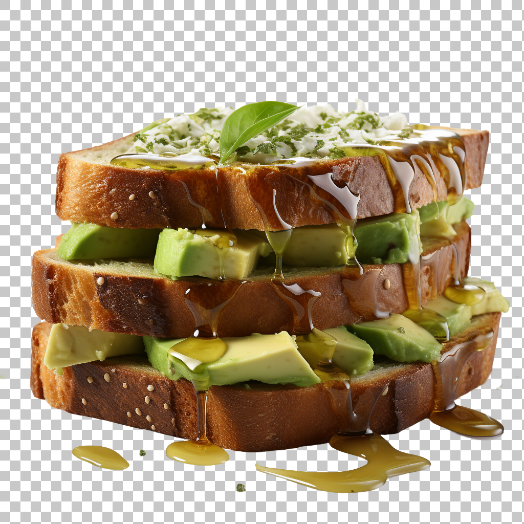 Avocado Toast Breakfast png, Morning Breakfast, Gourmet Dish