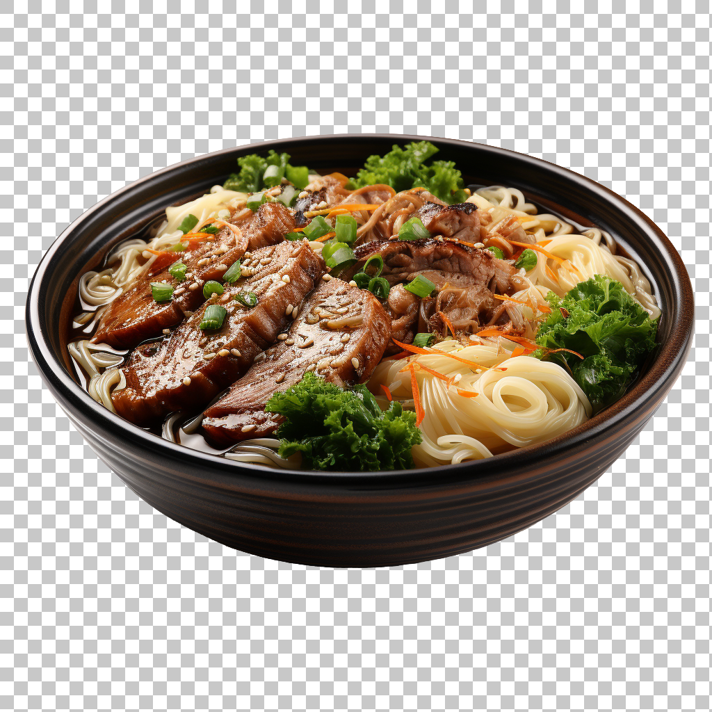 Beef Noodle Soup png, Satisfying Savory Bowl, Asian Comfort