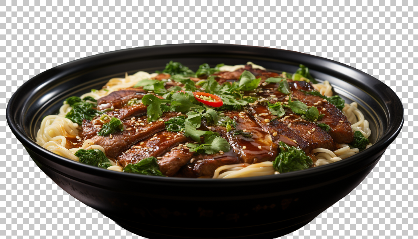 Beef Noodle Soup png, Soul-Warming Delight, Asian Classic
