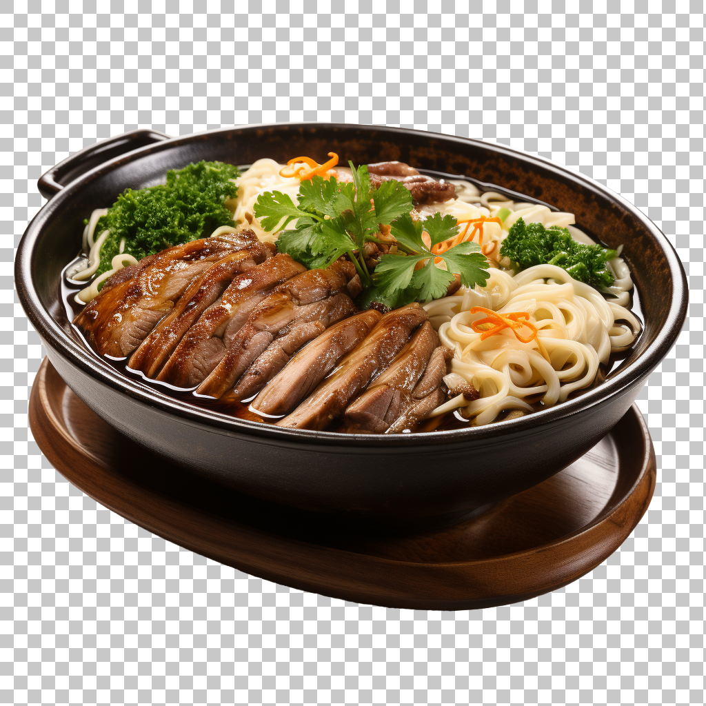Beef Noodle Soup png, Satisfying Taste, Nourishing Asian Fare