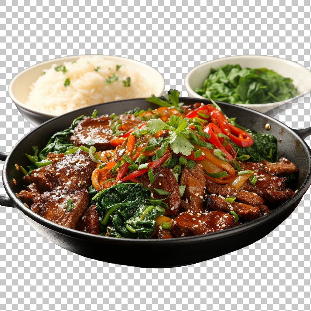 Beef Pad Krapow png, Thai Culinary Adventure, Spicy Deligh