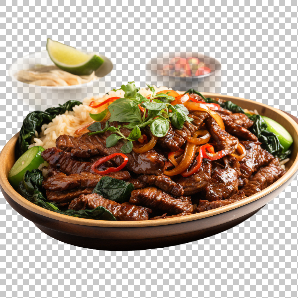 Beef Pad Krapow png, Savor the Spice, Thai Culinary Gem