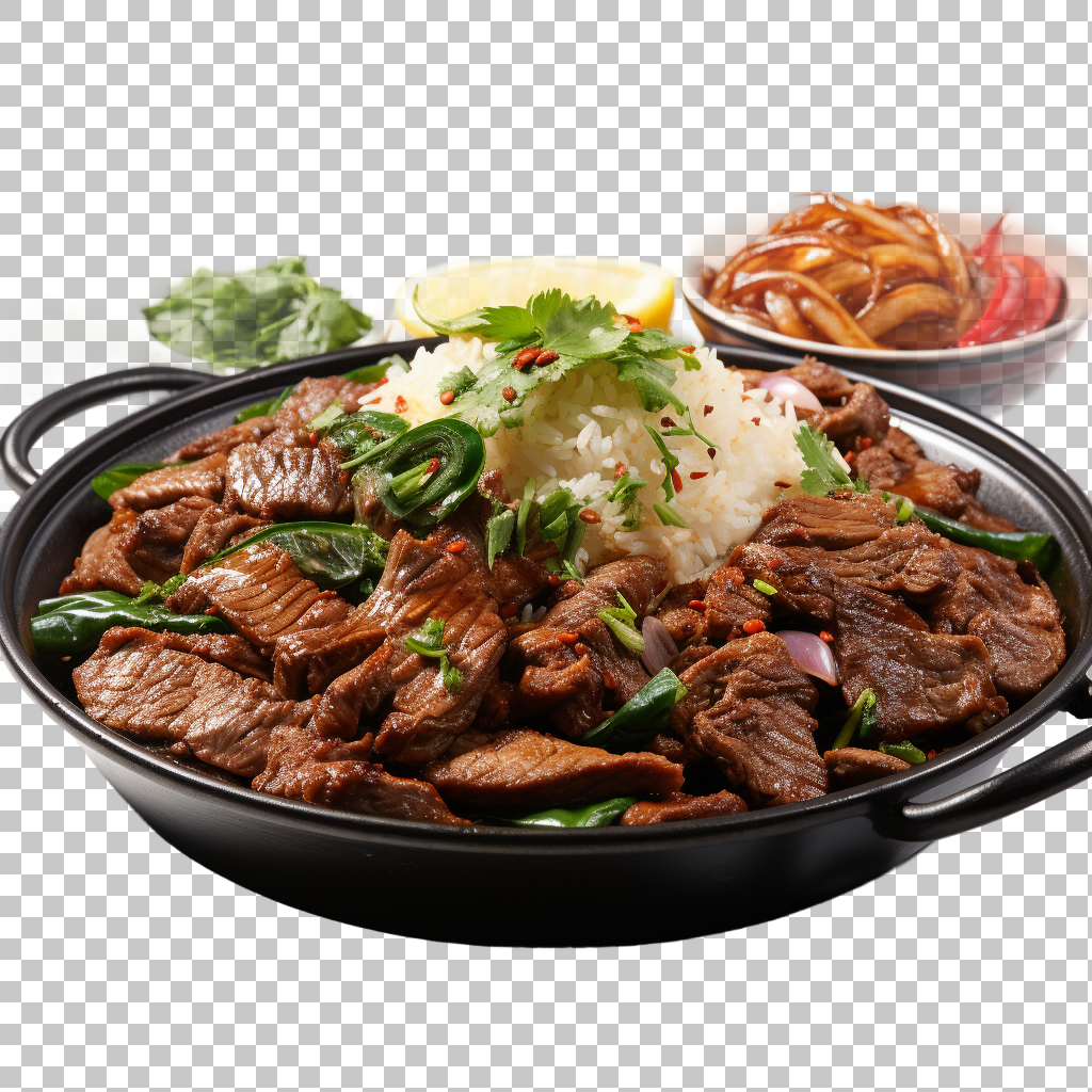 Beef Pad Krapow png, Authentic Flavors, Thai Spicy Sensation