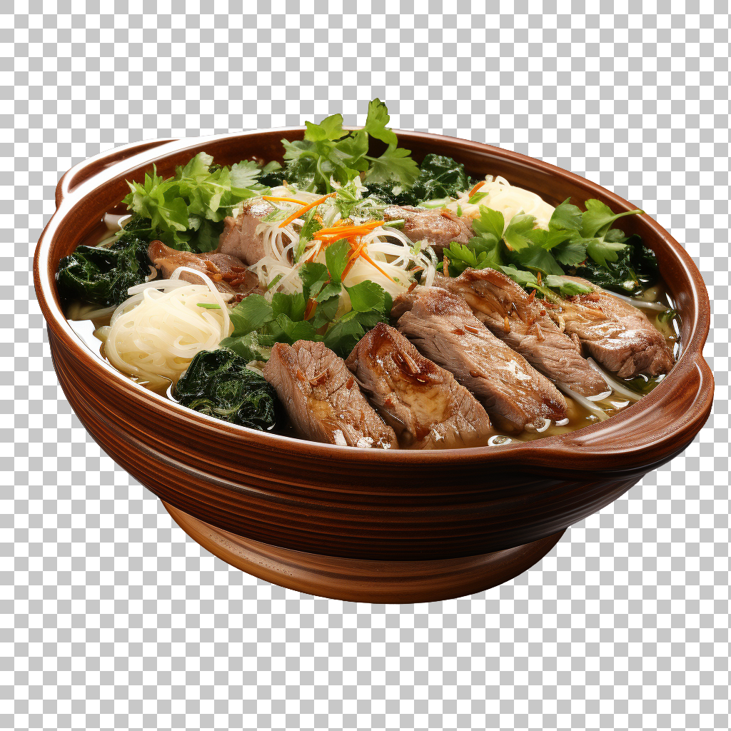 Beef Pho png, Authentic Broth, Vietnamese Delight