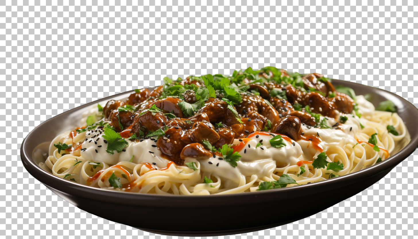 Savory Beef Stroganoff png, Creamy Noodles, Authentic Russian Cuisine