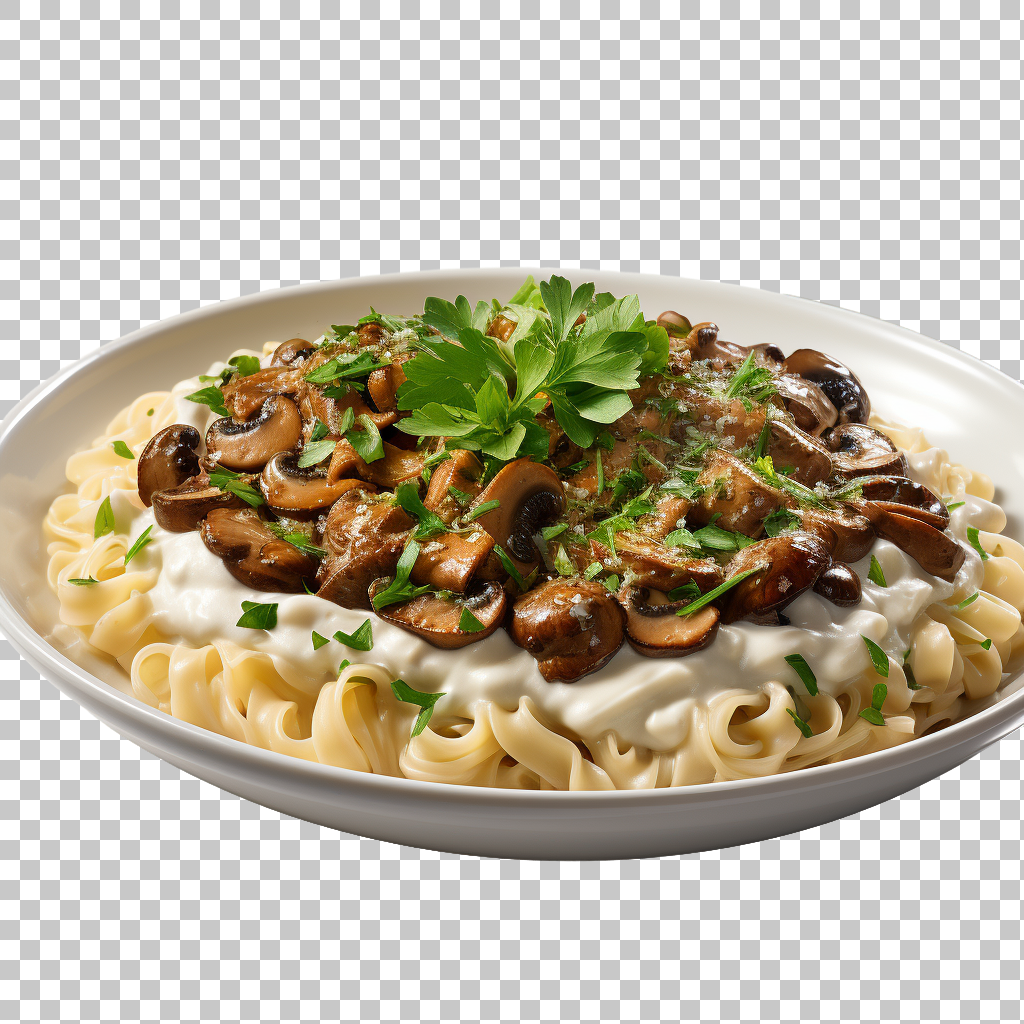 Homemade Beef Stroganoff png, Creamy Russian Noodles, Delicious Meaty Pasta
