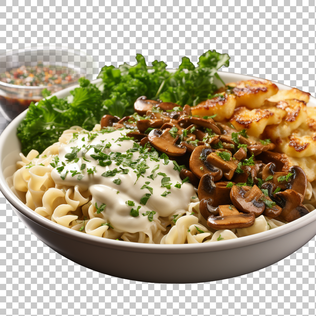 Authentic Beef Stroganoff png, Creamy Russian Noodles, Delicious Meat Pasta