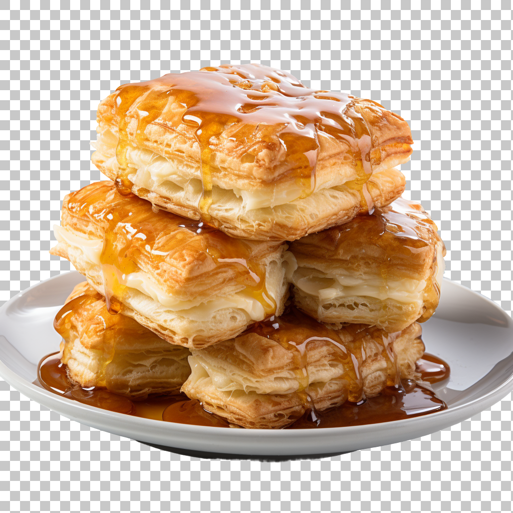 Butter Biscuit png, Flaky Butter Pastry, Homemade Bakery Snack