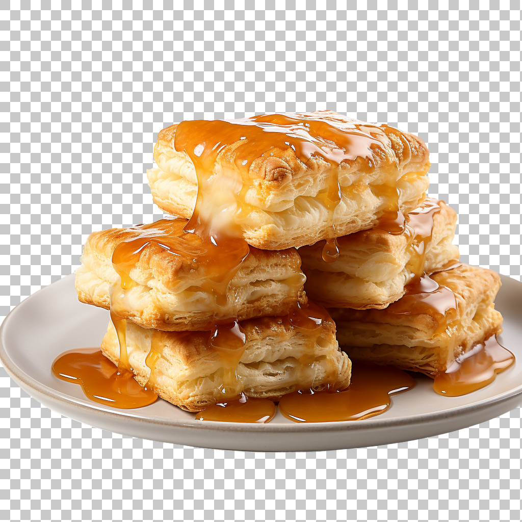 Flaky Butter Biscuit png, Freshly Baked Breakfast Pastry, Homemade Baked Delight