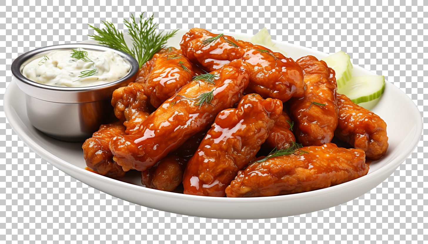 Irresistible Buffalo Wings png, Spicy and Savory, Bold and Flavorful