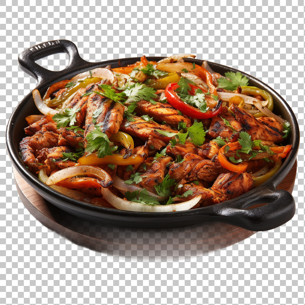 Chicken Fajitas Mexican Sizzling Peppers Graphics png, Mexican Fiesta, Dinner Idea
