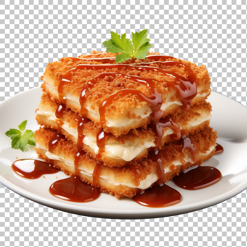 Authentic Chicken Katsu Dish png Japanese Restaurant Delicious Flavor
