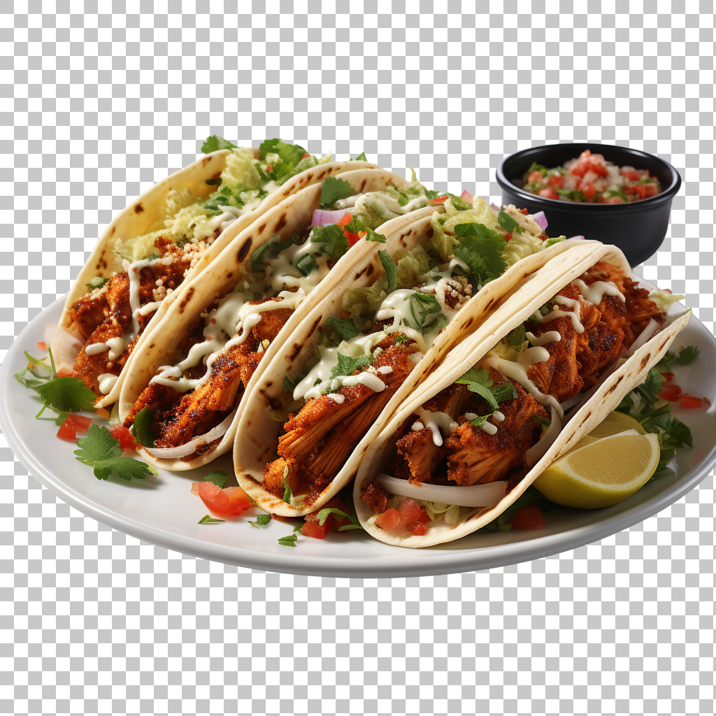 Chicken Tacos Mexican Seasoned Meat Artwork png, Homemade Cooking, Comfort Food