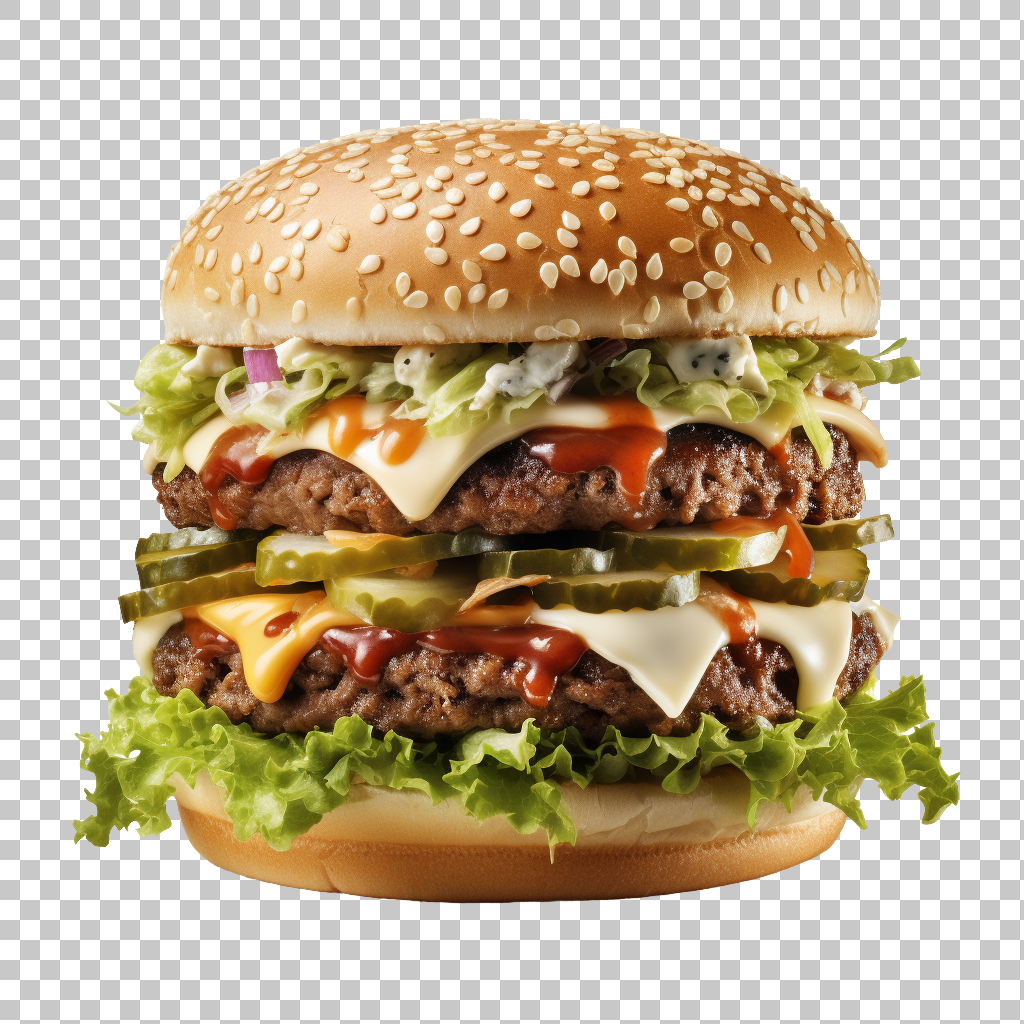 Hamburger Fast Food png Images, Burger Bun, Flavorful Dish