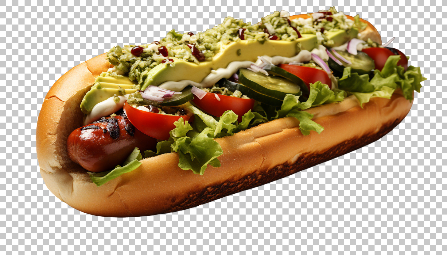 Hot Dog Sausage Bun Condiments Fast Food png, Homemade Recipe, Traditional Snack