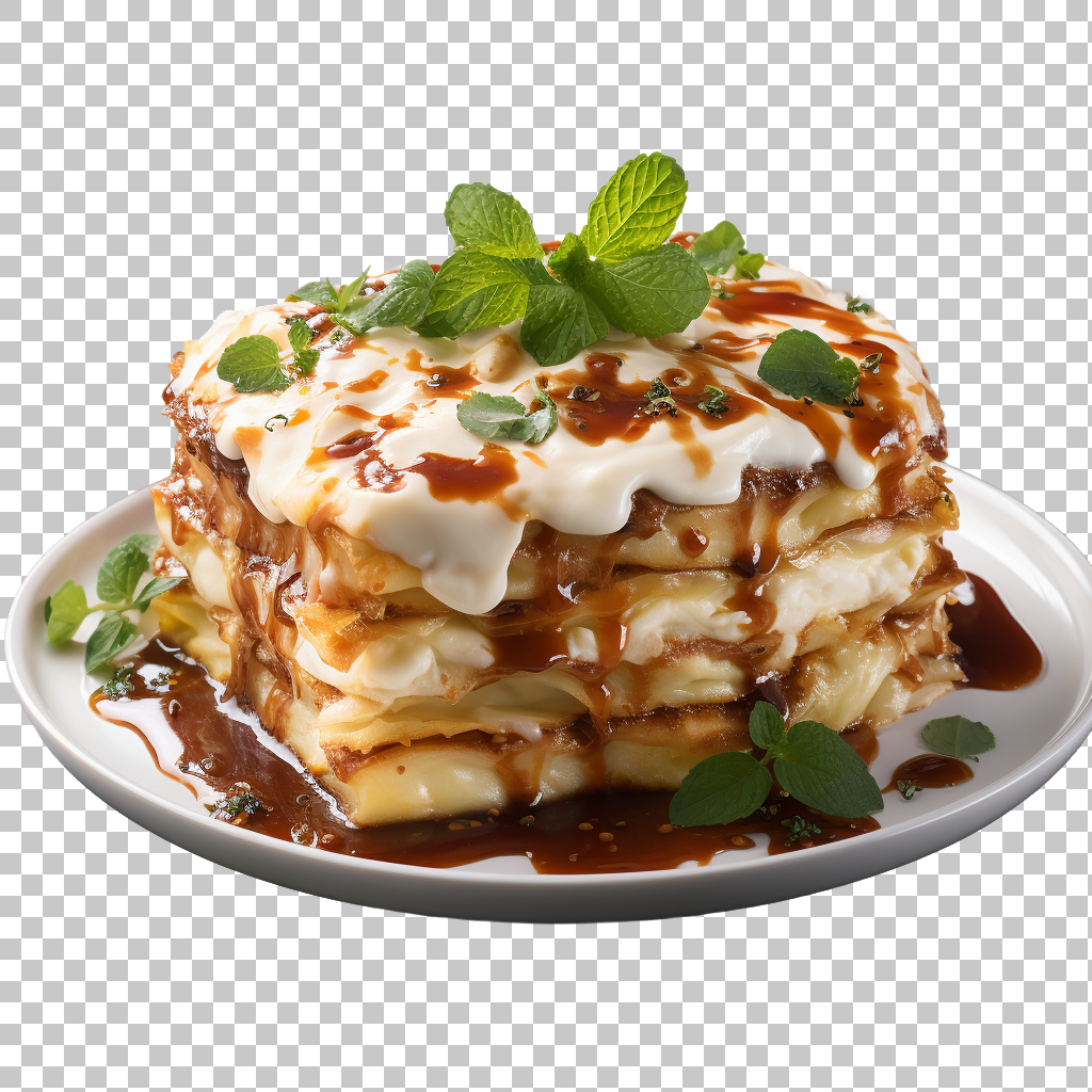Authentic Lasagna Dish png, Italian Recipe, Classic Flavor