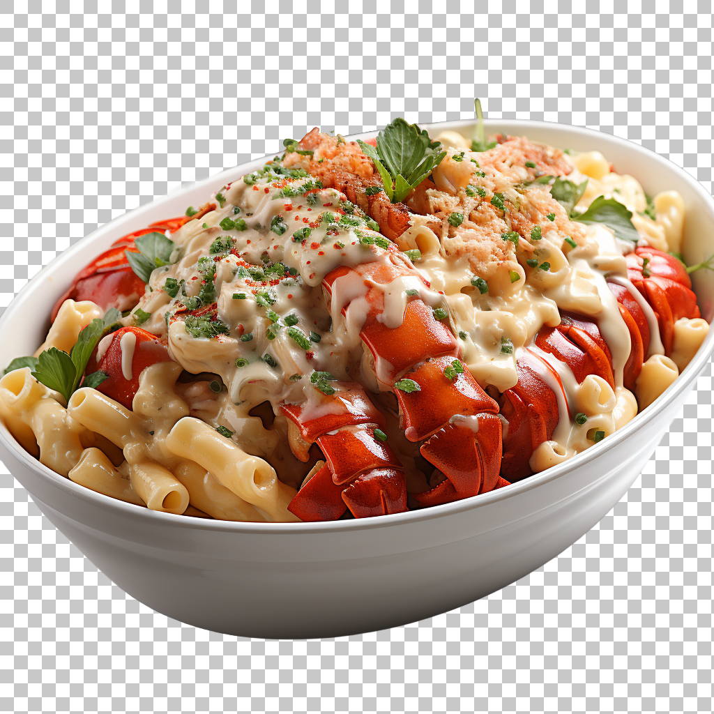 Lobster Mac and Cheese Seafood Artwork png, Homemade Cooking, Comfort Food
